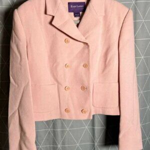 Ralph Lauren Collection Purple Label 100% Wool Pink Blazer-